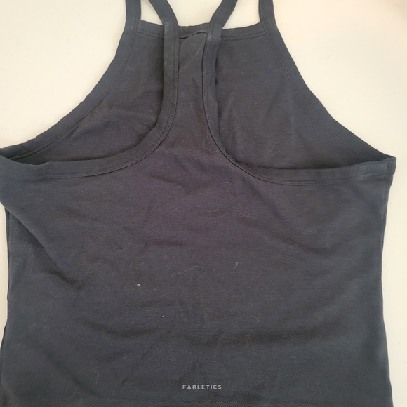 Fabletics Charcoal Halter Tank Top - Picture 2 of 4